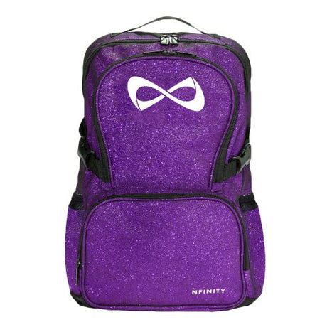 nfinity purple sparkle backpack