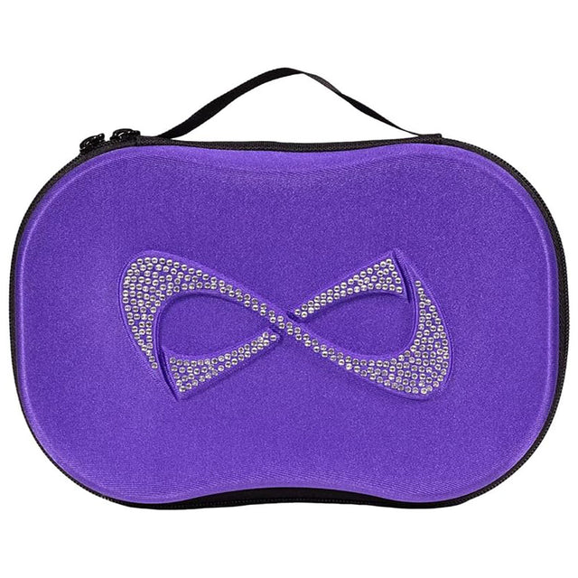 Purple Nfinity Rhinestone make-up case