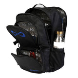 nfinity cheer bag with royal blue logo